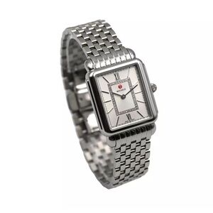 MICHELE DECO II DIAMOND STAINLESS STEEL WRISTWATCH